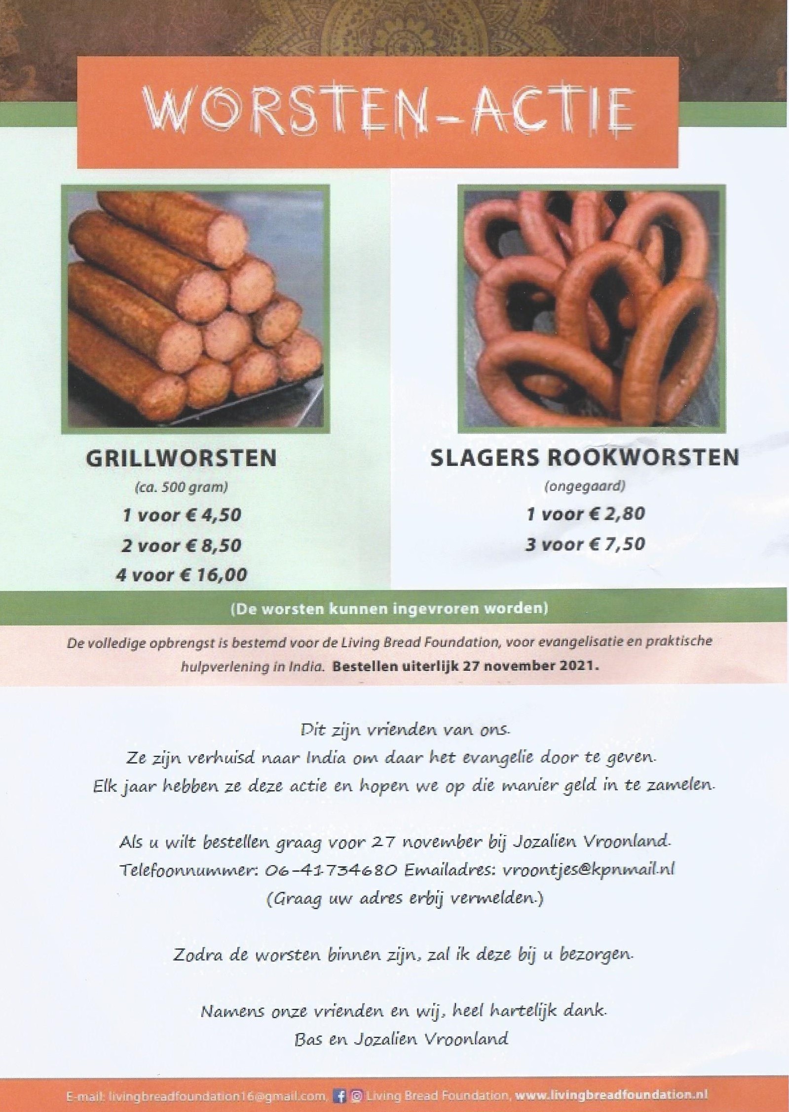 Worstenactie 2021 deel 1